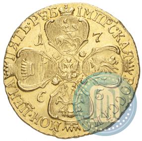 Picture 5 roubles 1765 year СПБ-Т.I. 