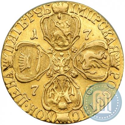 Picture 5 roubles 1776 year СПБ 