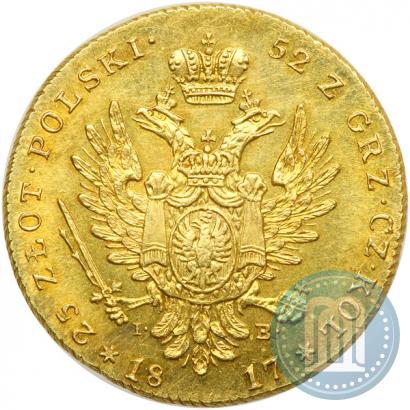 Picture 25 złotych 1817 year IB 