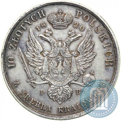 Picture 10 złotych 1820 year IB 