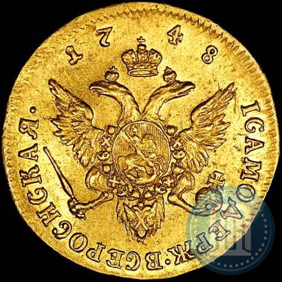 Фото 1 червонец 1748 года  