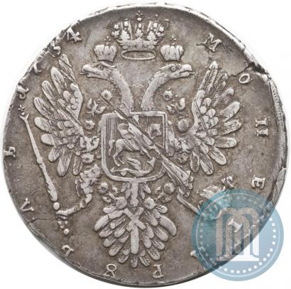 Фото 1 рубль 1734 года  "Тип 1734 года"