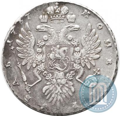 Фото 1 рубль 1737 года  "Тип 1735 года"