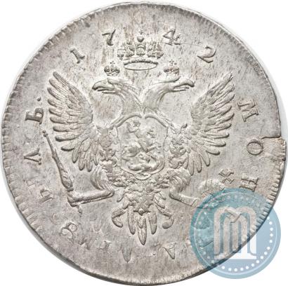 Picture 1 rouble 1742 year СПБ 