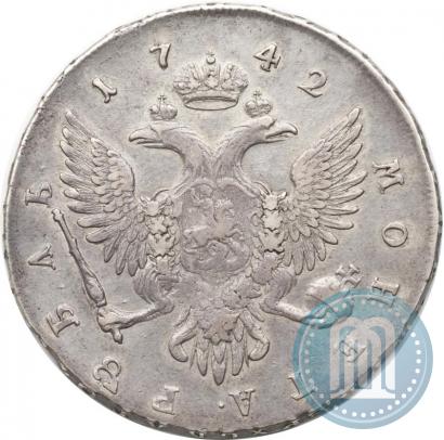 Picture 1 rouble 1742 year СПБ 