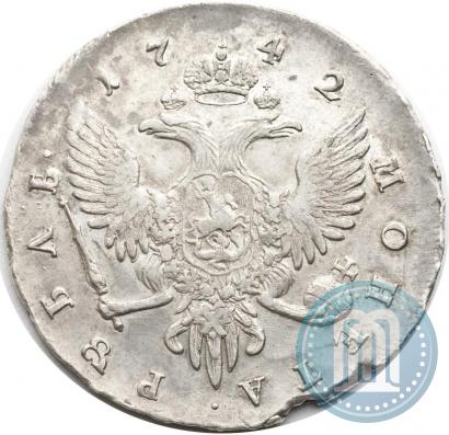 Picture 1 rouble 1742 year СПБ 
