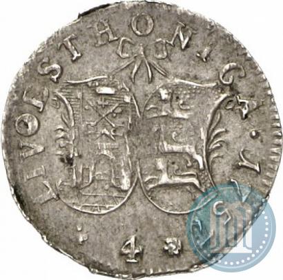 Фото 4 копейки 1757 года  "Ливонез"