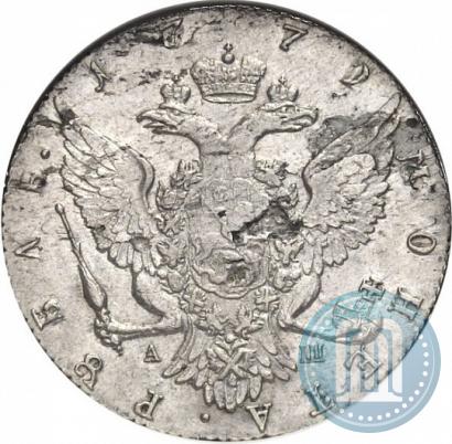 Picture 1 rouble 1772 year СПБ-АШ 