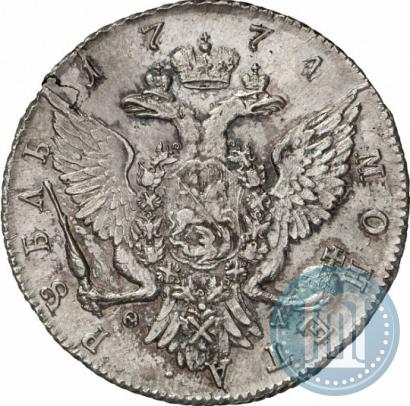 Picture 1 rouble 1774 year СПБ-ФЛ 