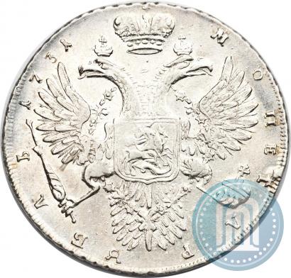 Picture 1 rouble 1731 year  