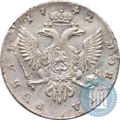 Picture 1 rouble 1742 year СПБ 
