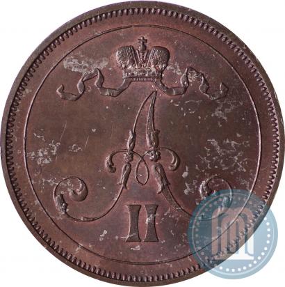 Picture 10 pennia 1876 year  