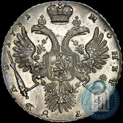 Picture 1 rouble 1731 year  
