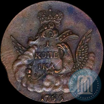 Фото 1 копейка 1755 года  