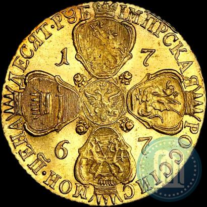 Picture 10 roubles 1767 year СПБ 