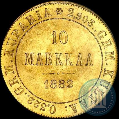 Picture 10 markkaa 1882 year S 