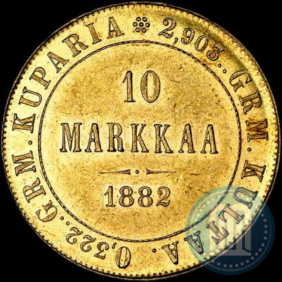 Picture 10 markkaa 1882 year S 
