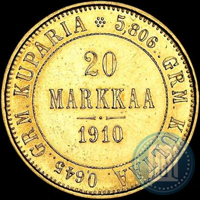 Picture 20 markkaa 1910 year L 