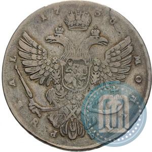 Фото 1 рубль 1738 года  "Московский тип"
