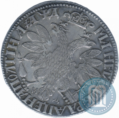 Фото Полтина 1704 года МД "Портрет работы Ф. Алексеева"