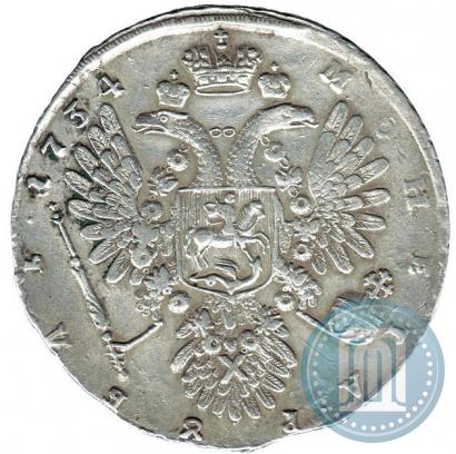 Фото 1 рубль 1734 года  "Тип 1734 года"