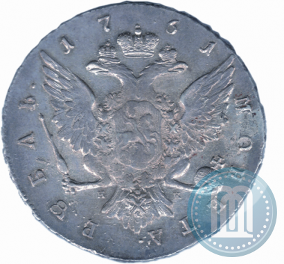 Picture 1 rouble 1761 year СПБ-НК 