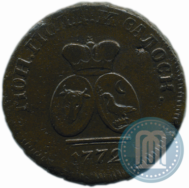 Фото Пара - 3 денги 1772 года  