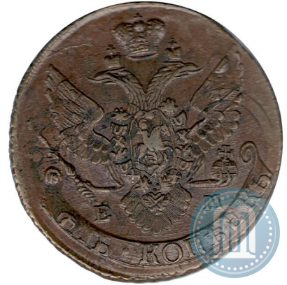 Picture 5 kopecks 1796 year ЕМ "Paul's restrike"