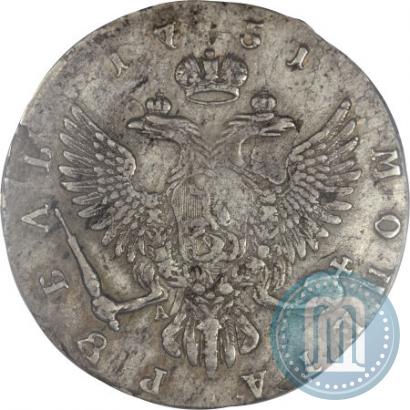 Picture 1 rouble 1751 year ММД-А 