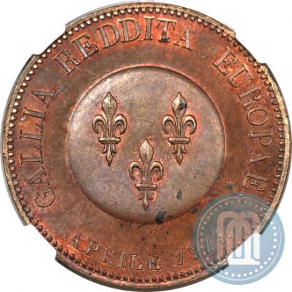 Picture 5 franks 1814 year  "In memory of the Emperor Aleksander I"
