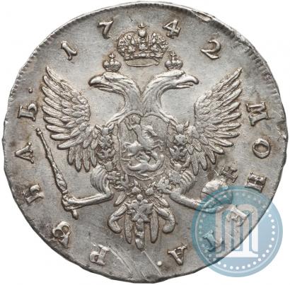 Picture 1 rouble 1742 year СПБ 