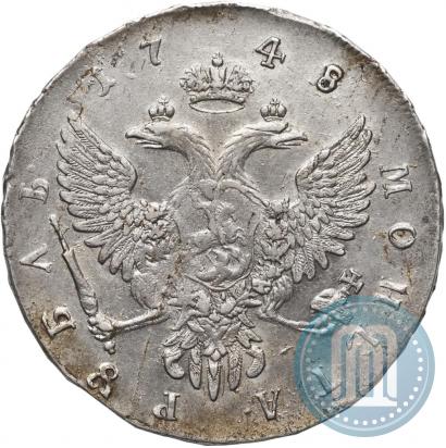 Picture 1 rouble 1748 year ММД 