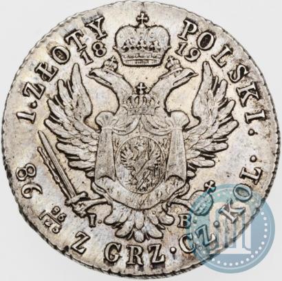 Picture 1 złoty 1819 year IB 
