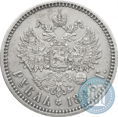 Фото 1 рубль 1886 года (АГ) 