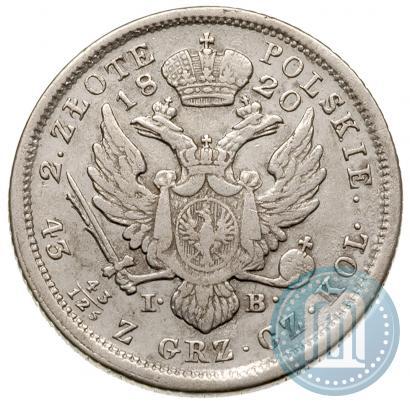 Picture 2 złote 1820 year IB 