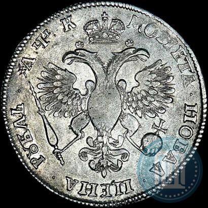 Фото 1 рубль 1720 года  "Портрет в латах"
