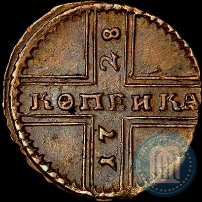 Фото 1 копейка 1728 года МОСКВА 