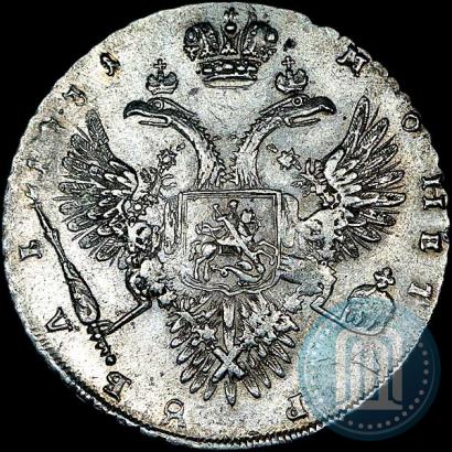 Picture 1 rouble 1731 year  