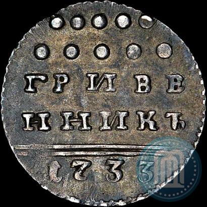 Picture Grivennik 1733 year  