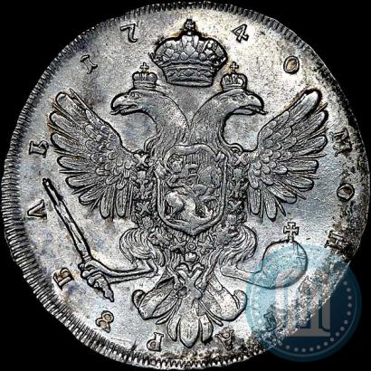 Picture 1 rouble 1740 year СПБ "Petersburg type"