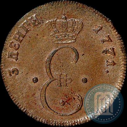 Фото Пара - 3 денги 1771 года S "Большой орел"