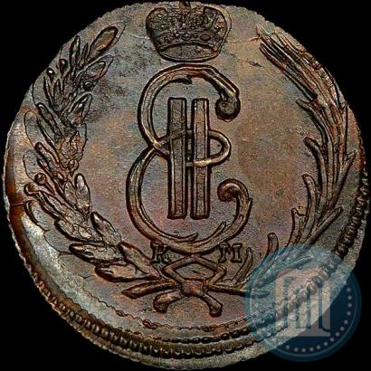 Picture 1 kopeck 1774 year КМ 