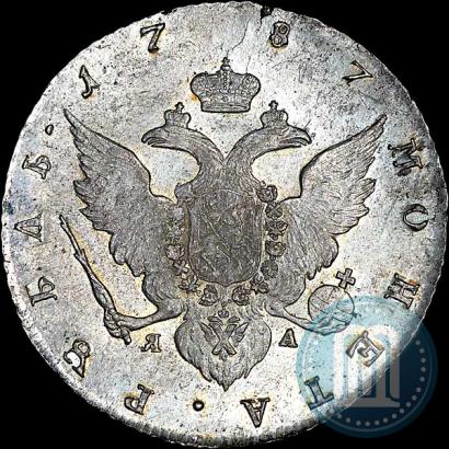 Picture 1 rouble 1787 year СПБ-ЯА 
