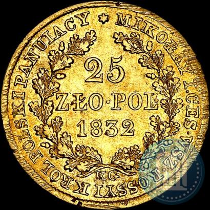 Picture 25 złotych 1832 year KG 