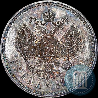 Фото 1 рубль 1886 года (АГ) 