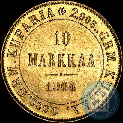 Picture 10 markkaa 1904 year L 