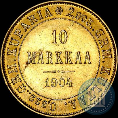 Picture 10 markkaa 1904 year L 
