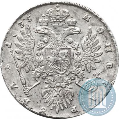 Picture 1 rouble 1735 year  