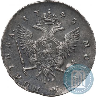 Picture Poltina 1745 year СПБ "Bust-length portrait"