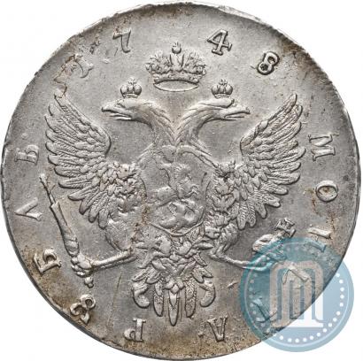 Picture 1 rouble 1748 year ММД 